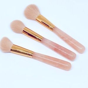 Rose Quartz Crystal Make-Up Brushes
